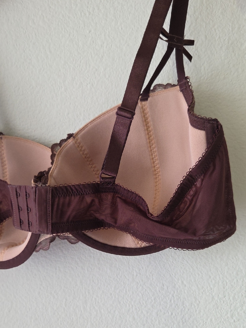 Adore me Enny Contour Balconette Bra Lace Ribbon Plus Sz 42DD NWT Romantic - Picture 11 of 14